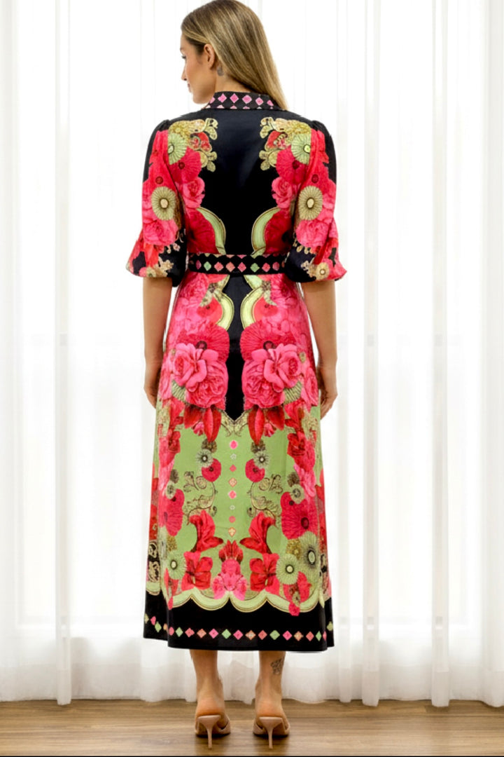 Koko Black Multi Print Dress