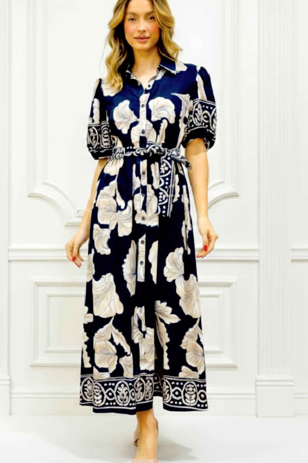 Pamela Multi Print Dress