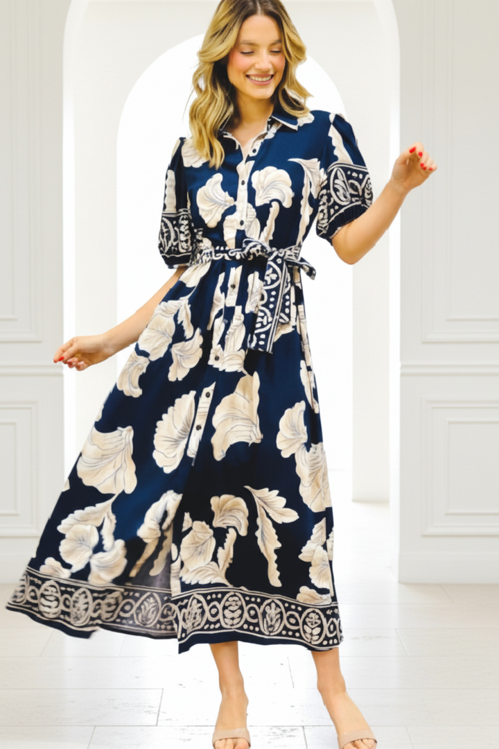 Pamela Multi Print Dress