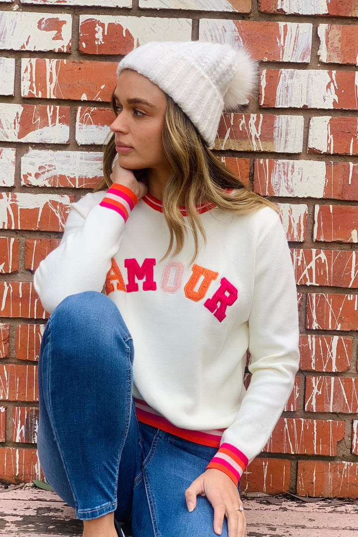 Amour Sweater in Winter White