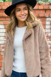 Kayla Faux Fur in Brown