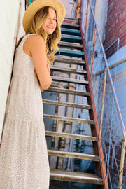 Pippa Animal Spot Dress In White