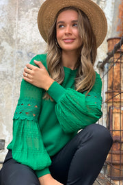 Molli Detail Knit in Green